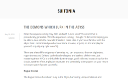 Thumbnail for Suitonas Blog about Abyss